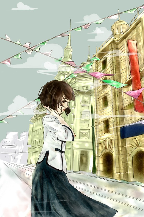 旧时代民国少女