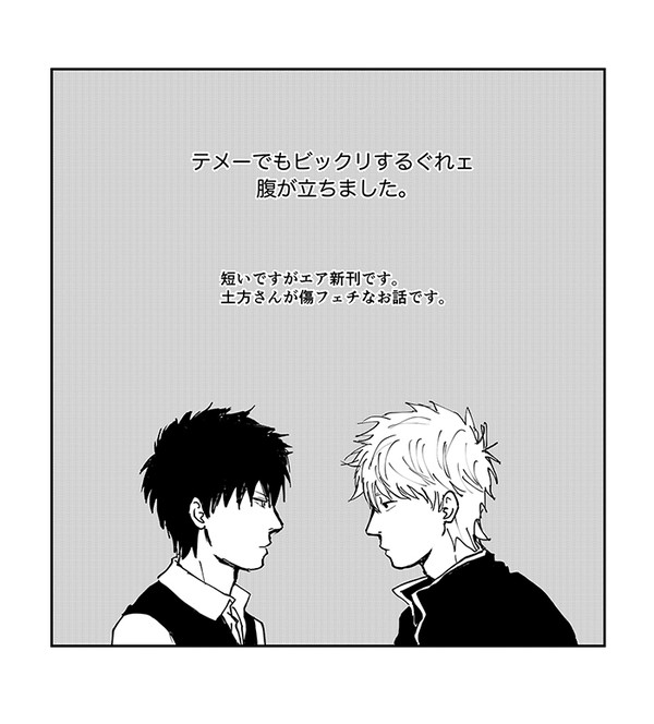 【腐向け・銀土】SCCエア新刊