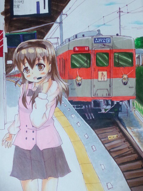 鉄道娘姫宮なな&8111Fリバイバルカラー