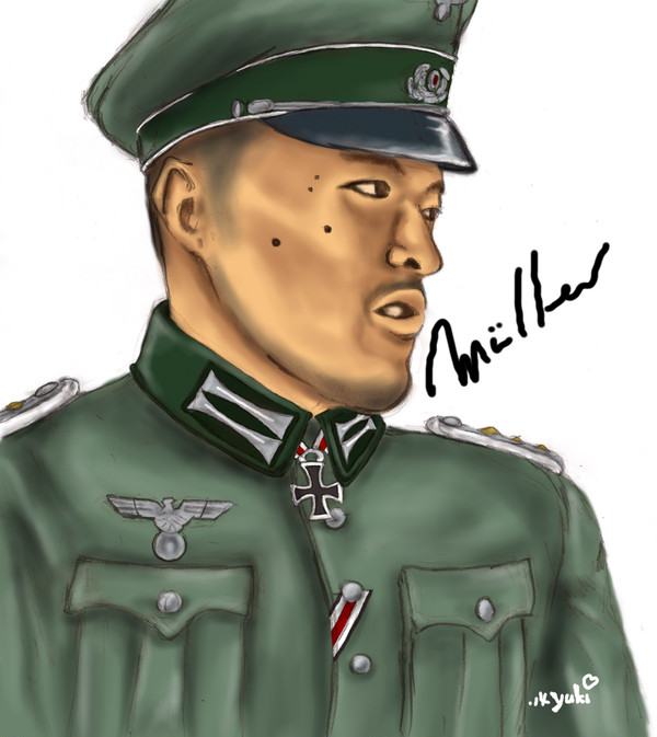 ミュラー大尉描きました【淫夢要素はありません】