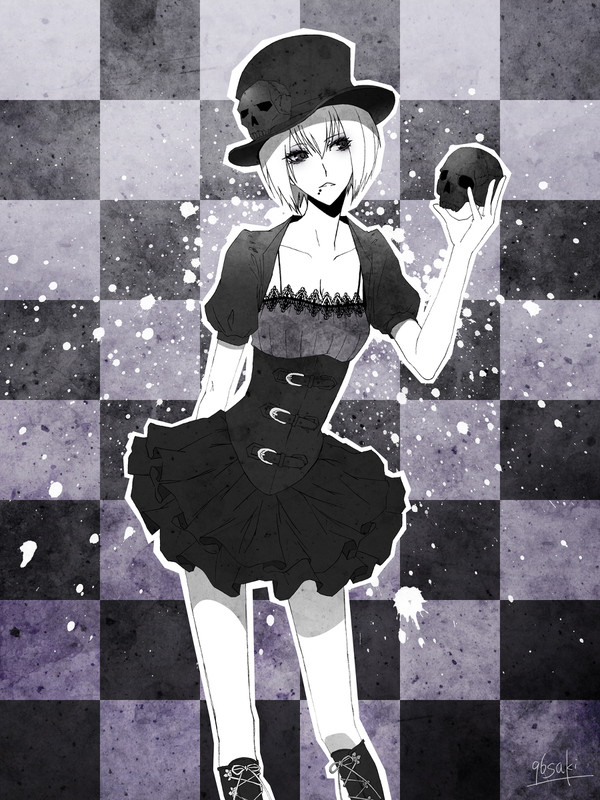 【アバ絵】黒×シルバーお題