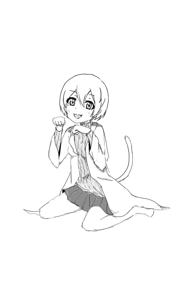 縦ｾﾀ白衣凛ちゃん