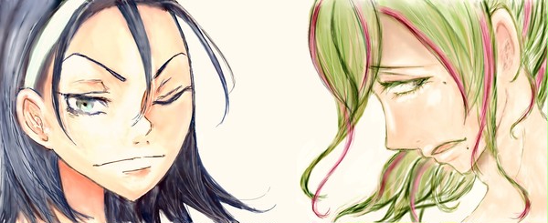 尽八とポニテ巻ちゃん