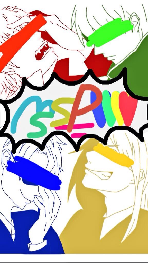 落書きと色塗り練習