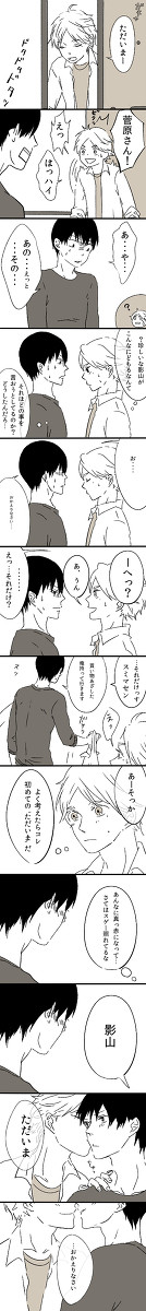 【腐】同棲初日【影菅】
