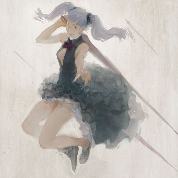 Girl with Flying Swords