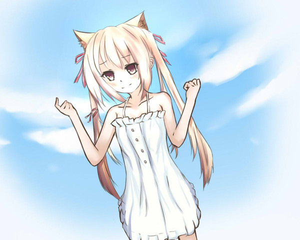 少女.雙馬尾.貓耳.肉肉.滋滋