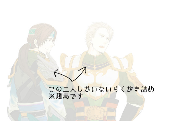 趙雲と馬超詰め。