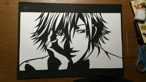 白石 (切り絵)