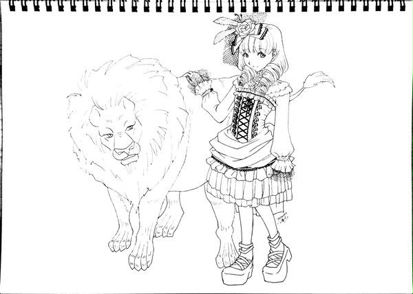 ライオンとゴスロリちゃん
