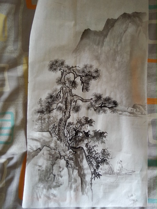 水墨山水画
