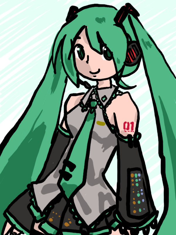 初音ミクちゃんです！