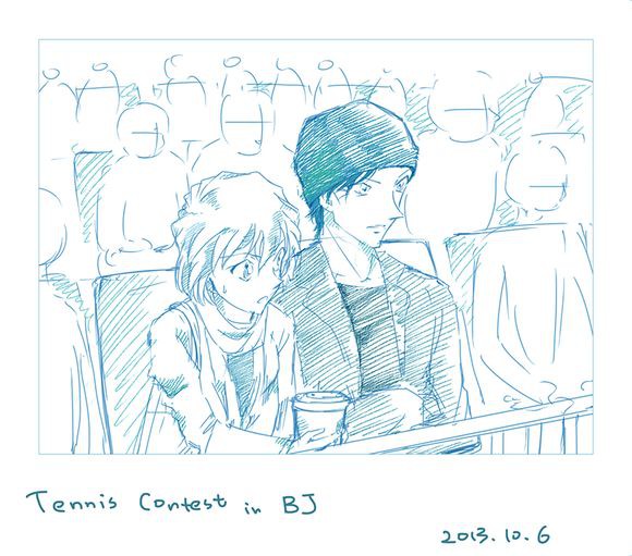 赤井秀一x宫野志保 Watching Tennis