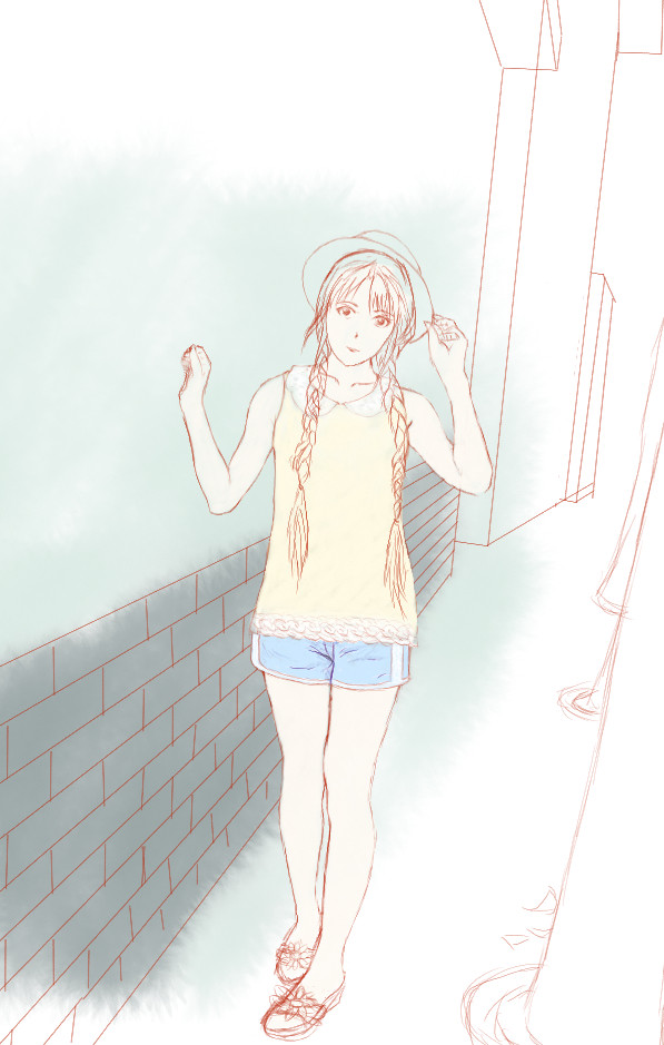 夏　少女
