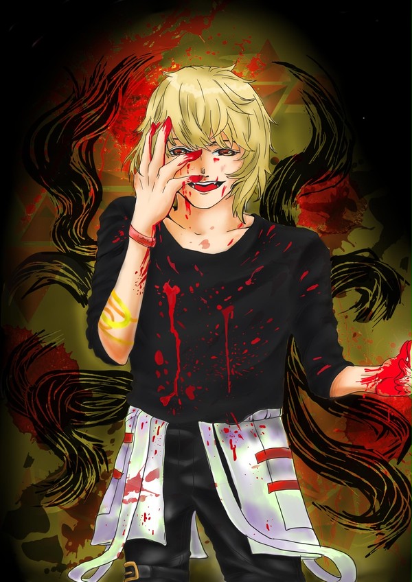 Blood smile 怖い笑顔