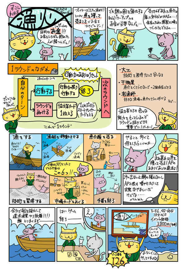 【ゲームマーケット2014春】漁火かいせつマンガ