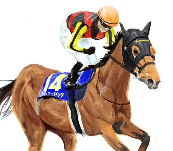 ジェンティルドンナ【模写】