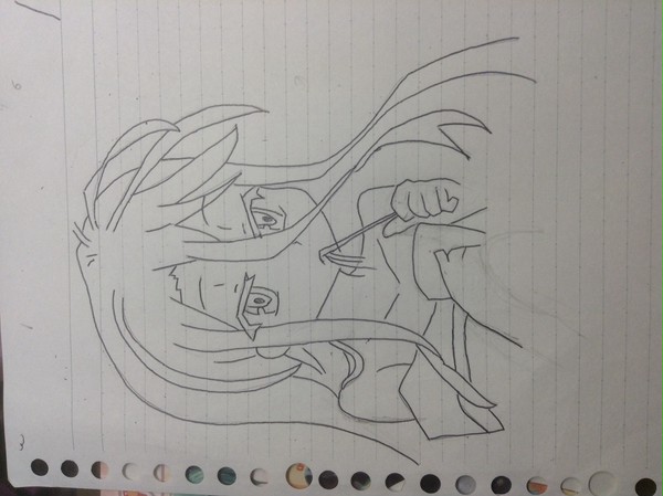 しろ 描いてみた