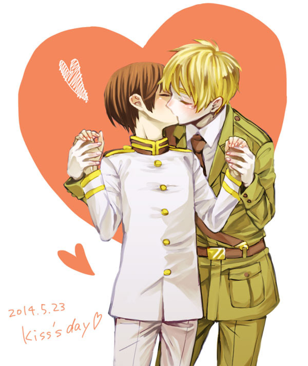 島国でキスの日