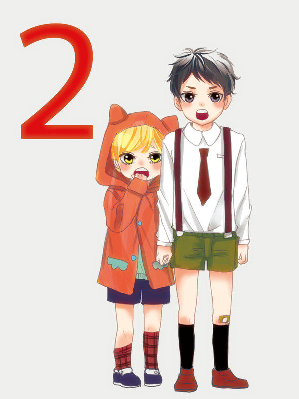 【黄笠】家族パロとツイッターラクガキ