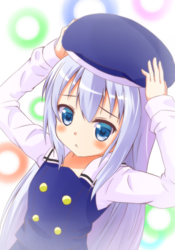 帽子の中は秘密です