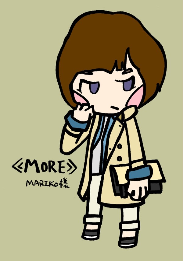 <<MORE>>4月号 篠田麻里子