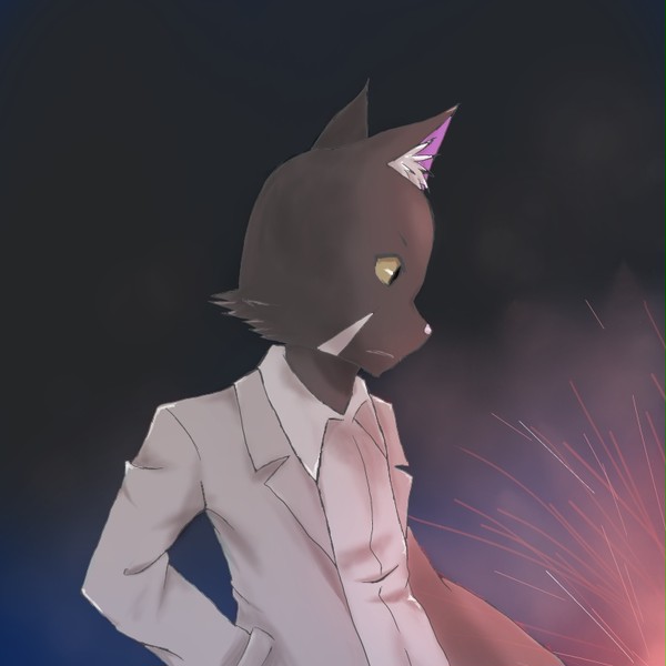 パンサー描いてみた(うろ覚え)