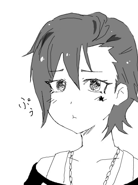 ほっぺたぷぅちゃん。
