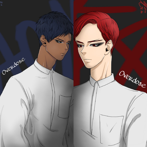 青峰大輝＆火神大我　EXO　overdose　VER
