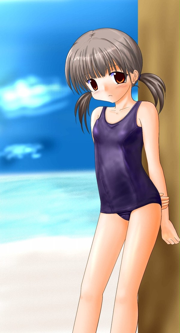 海でこの水着は　おかしいですか？