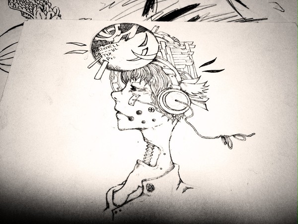 死す。過去の絵。