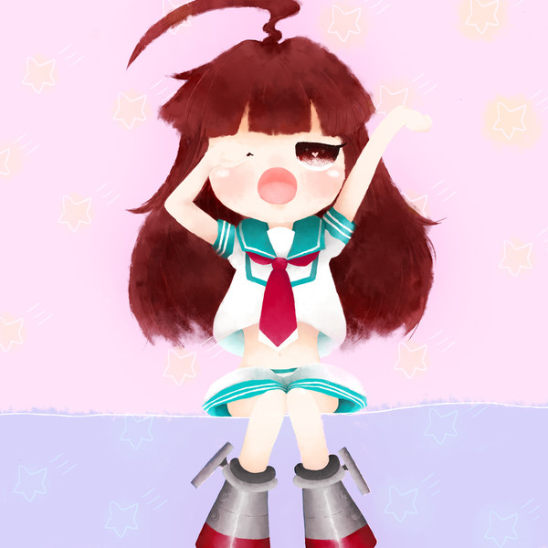 『420/200/400/90』で建造した艦娘を描きましょう。