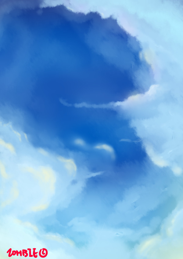 第一次畫天空TT