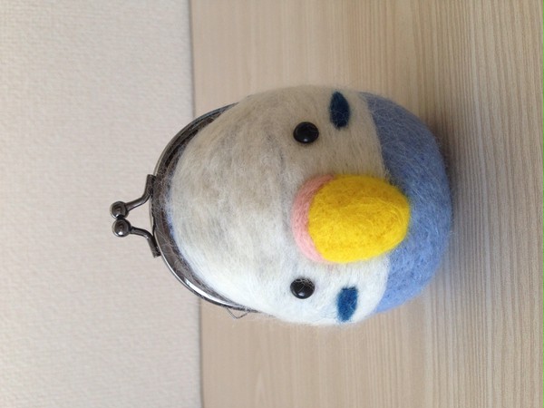 セキセイインコがま口