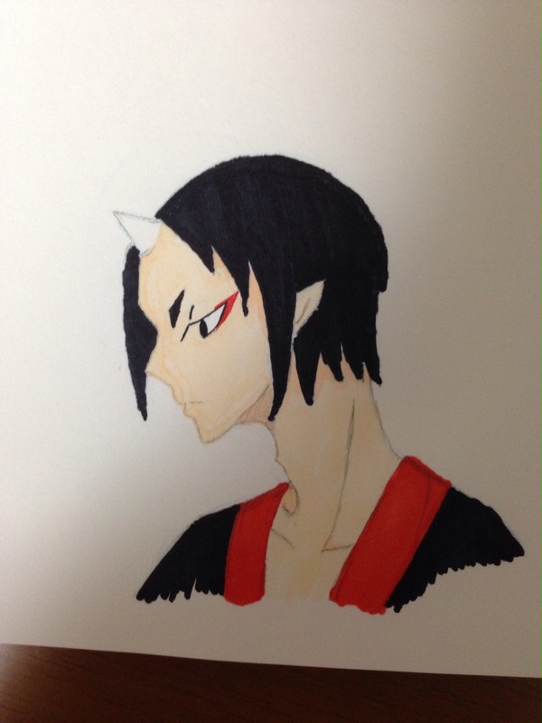鬼灯様初描き