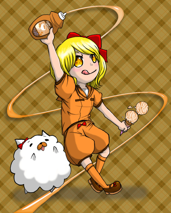 caramel ribbon