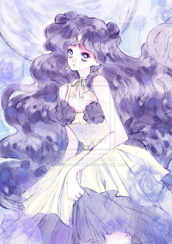Moon Human Sketch Fan art Color