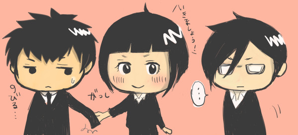 朱ちゃんとあと二人（カラー）