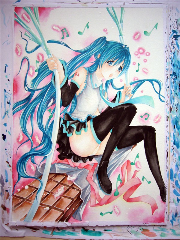 手描き 初音ミク