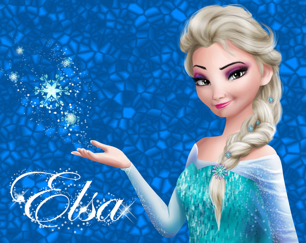アナと雪の女王のエルサでしゅ。