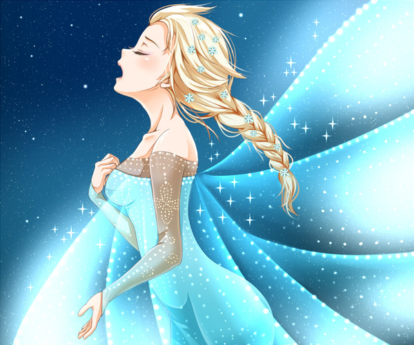 【アナと雪の女王】　エルサ