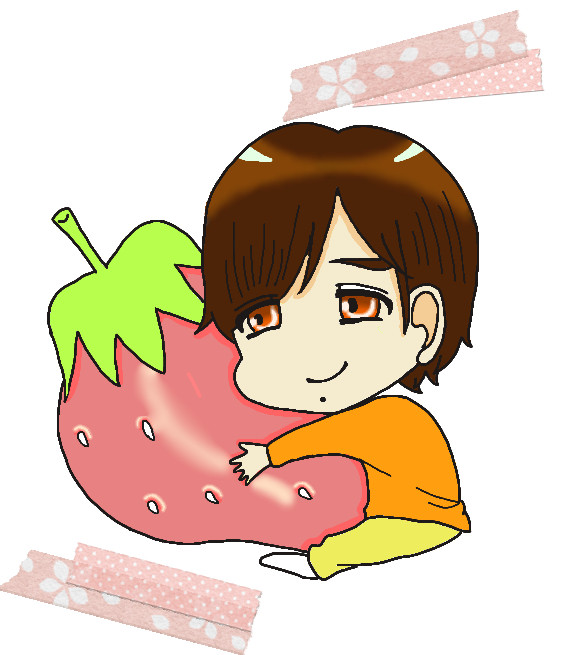 まるちゃんwithいちご