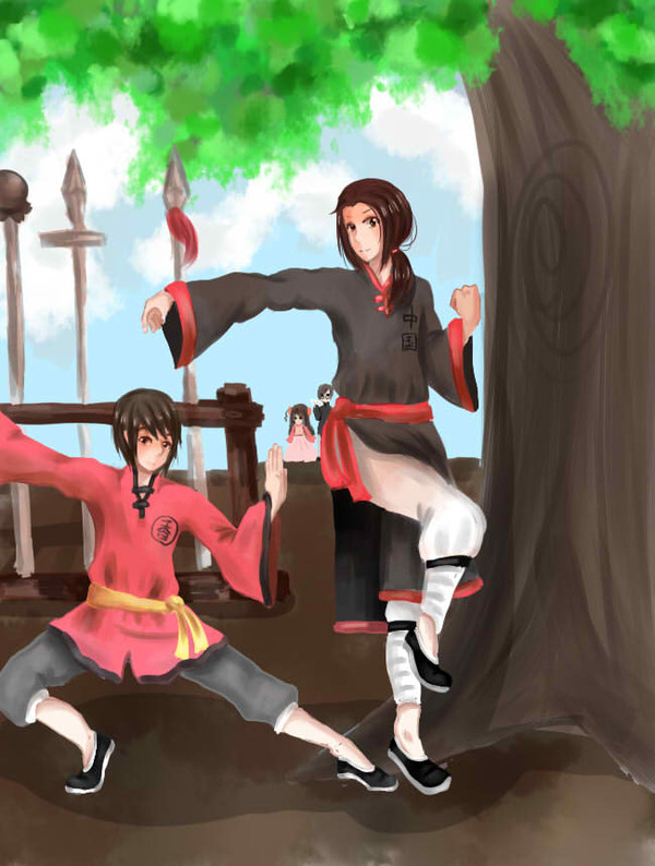 王家兄弟教你打武术