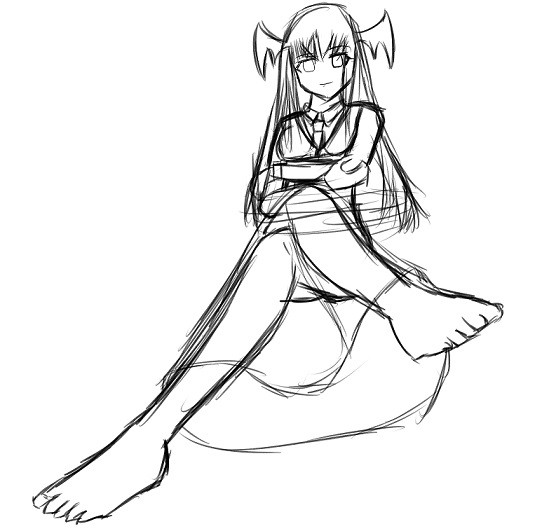 小悪魔（ラフ）