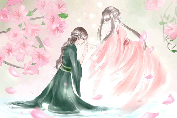 「桃花依舊」
