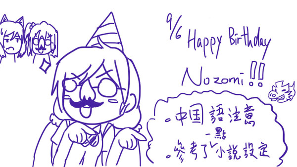 [中国語注意]Happy Birthday !!