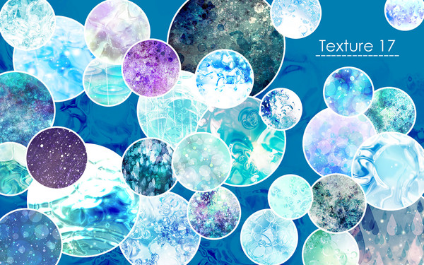 【素材】Texture17-水・雨・泡