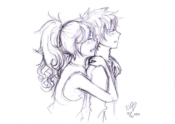 Back Hug~