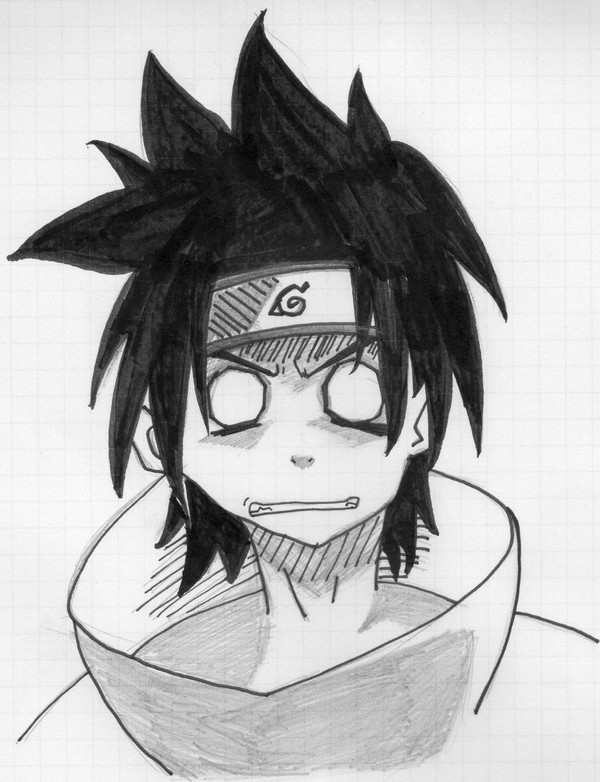 サスケ落書き