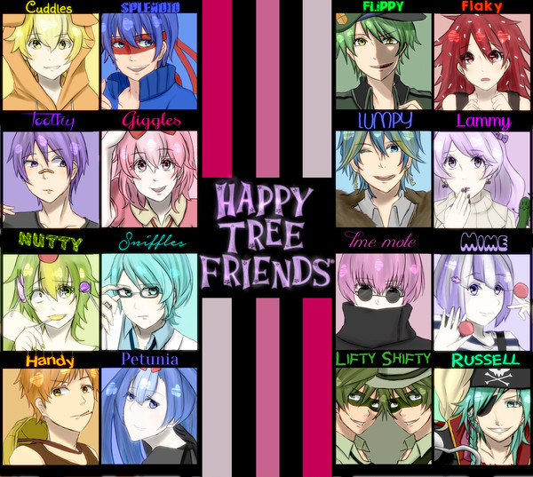Happy Tree Friends +フリーアイコン